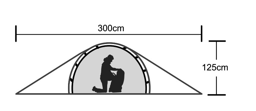 Origin Outdoors Snugly Намет, 2 особи