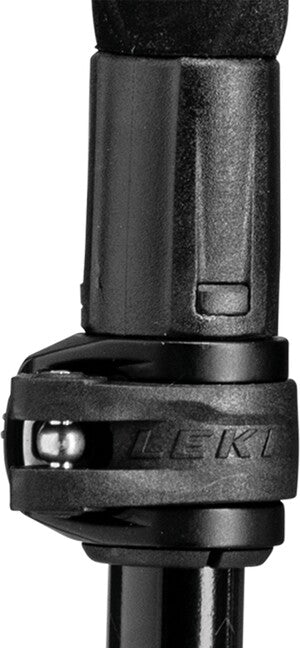 LEKI Black Series FX Carbon трекінгові палиці, чорна-прозора-природна вуглецева, 110–130 см