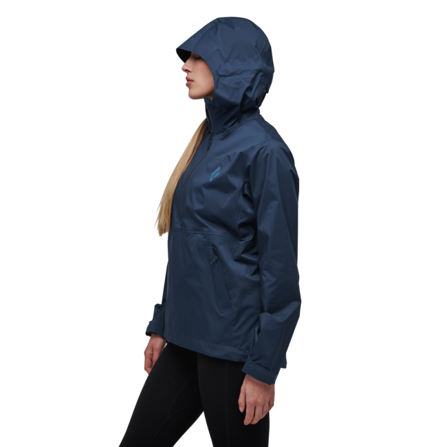 Black Diamond Stormline Stretch Anorak непромокальна куртка жіноча, індиго