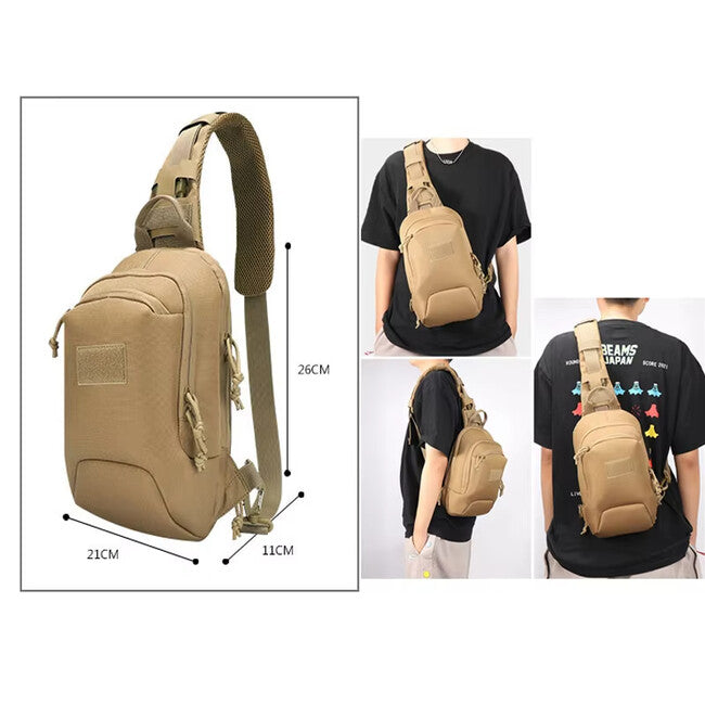 DRAGOWA TACTICAL Mike однолямковий рюкзак, чорний