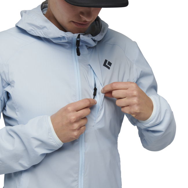Black Diamond толстовка з капюшоном Insulated Hoody софтшел жіноча, темно-синя