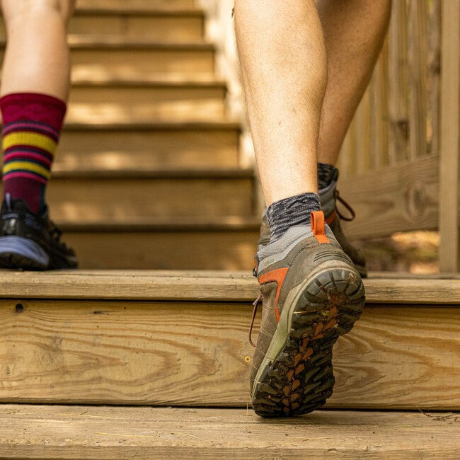 Darn Tough Light Hiker 1/4 шкарпетки легкі з амортизацією, Space Сірий