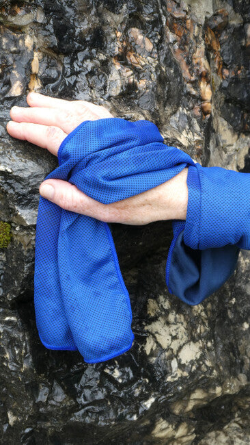 BasicNature CoolSport Sport Towel рушник, синій, 30 x 100 см