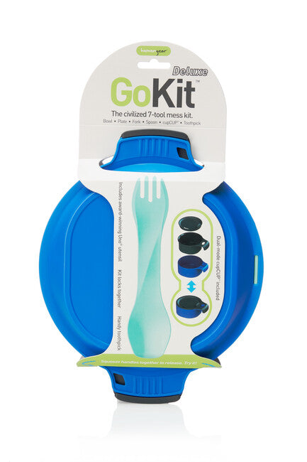 Humangear GoKit Deluxe набір їдальні, вугільно-синій