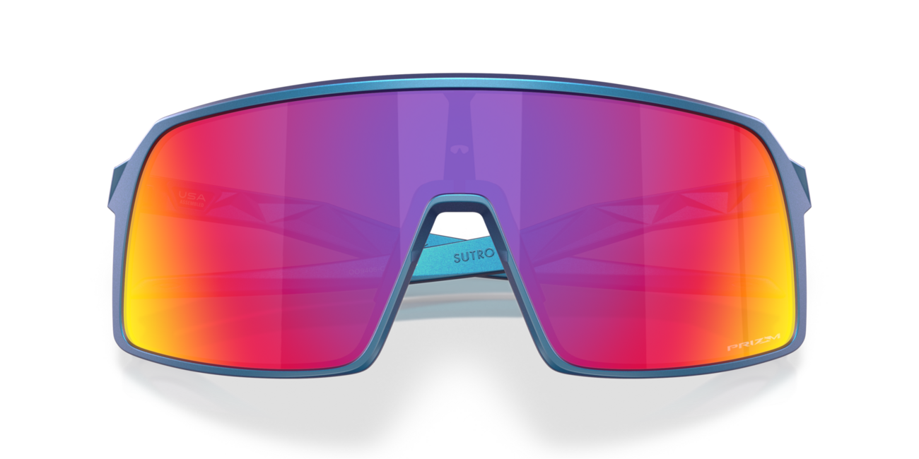 Oakley SUTRO сонячні окуляри з оправою матово-блакитна/синя з ефектом переливу та лінзами Prizm Road, сталеві