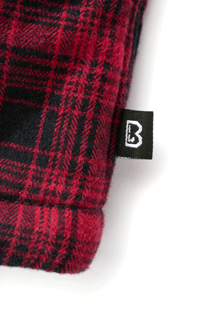 Brandit Classic Sherpa куртка, чорна-червона