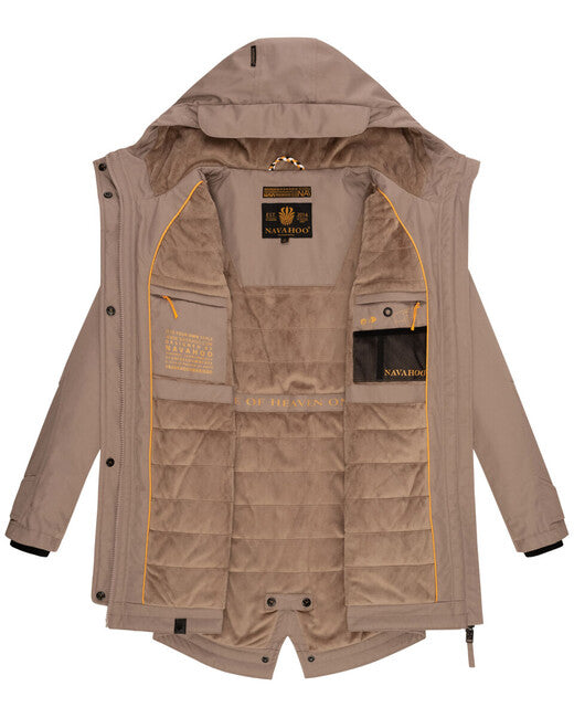 Navahoo softshell куртка BRINJAA жіноча, таупово-сіра