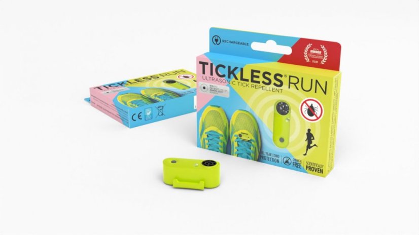 Tickless Run ультразвуковий відлякувач від кліщів, неон жовтий