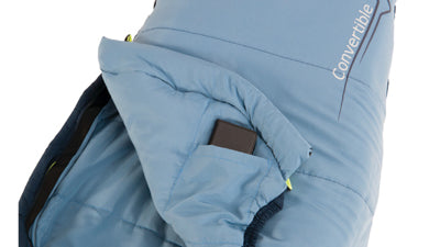 Outwell Convertible Junior спальний мішок, світло-синій