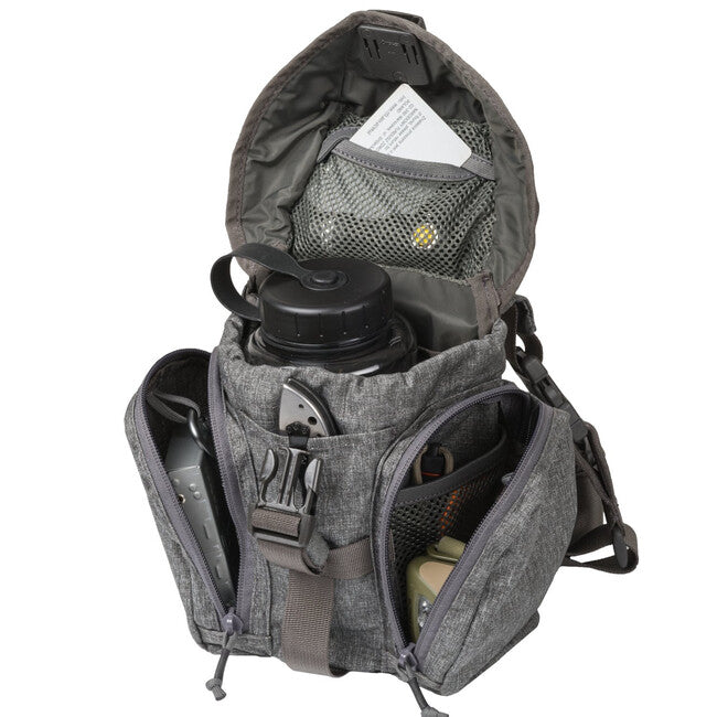 Helikon-Tex ESSENTIAL KITBAG® сумка через плече з нейлону-поліестеру, меланжева чорно-сіра