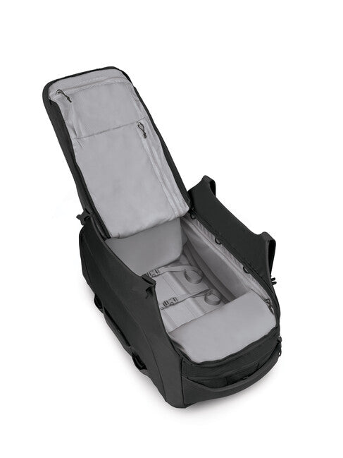 OSPREY Shuttle 100 дорожна сумка на колесах, чорна