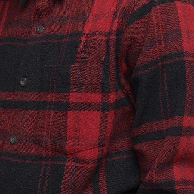 Black Diamond Project Flannel фланелева сорочка чоловіча, червоний rock-чорний plaid