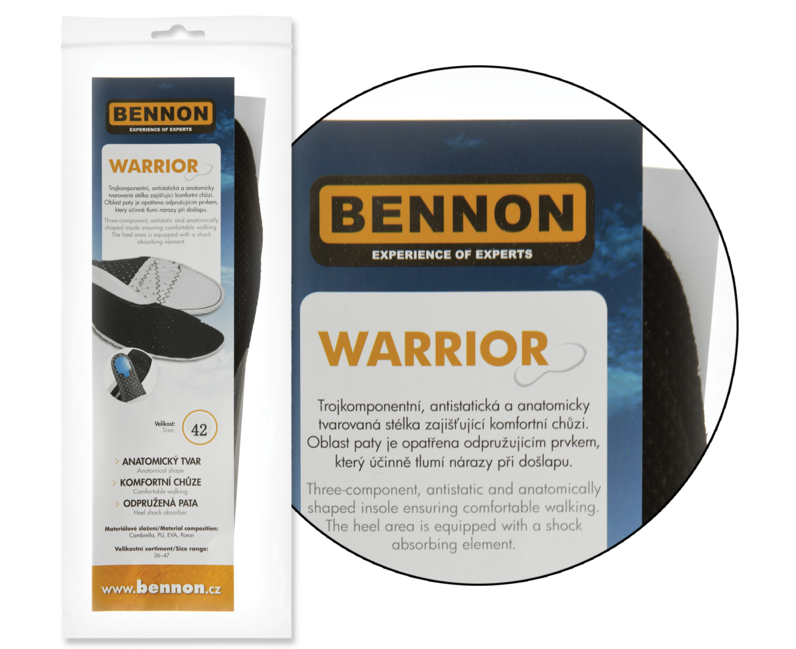 BENNON WARRIOR анатомічні устілки для взуття