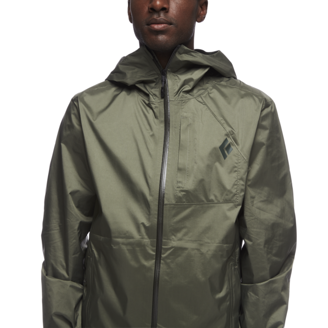 Black Diamond Treeline Rain Shell непромокальна куртка чоловіча, тундра