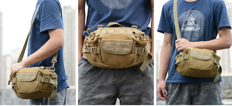 DRAGOWA TACTICAL Sierra 7 поясна сумка, хакі, 7 L