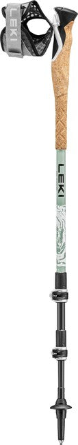 LEKI Cross Trail Carbon трекінгові палиці, біла-лісовий зелений-чорна, 100-135 см