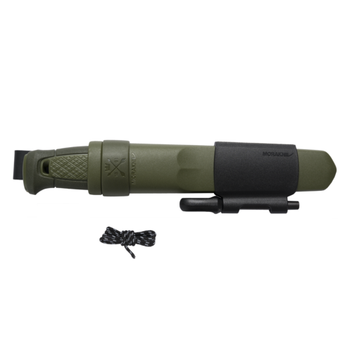 Morakniv Kansbol ніж для кемпінгу з набором для виживання, зелений