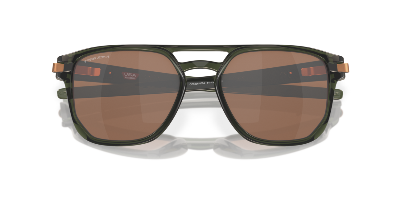 Oakley LATCH BETA сонячні окуляри з оправою Olive Ink та лінзами Prizm Tungsten 54