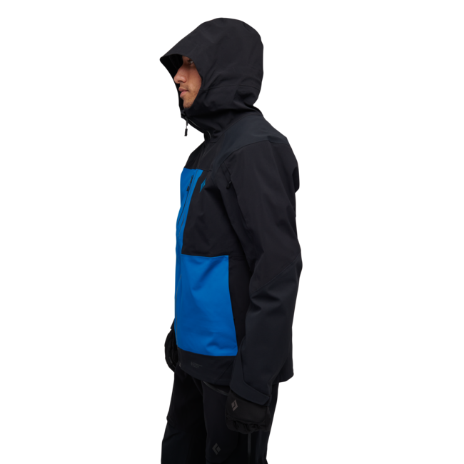 Black Diamond Recon Stretch Pro Shell лижна куртка чоловіча, чорний-kingfisher