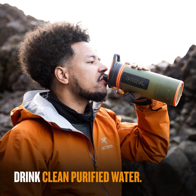 GRAYL GeoPress Purifier фільтраційна пляшка, оазис зелений