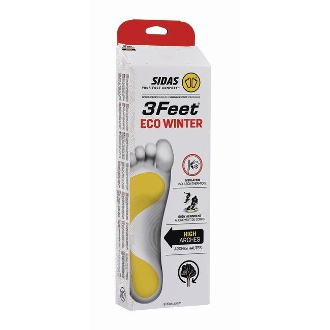 Sidas 3Feet Eco Winter High ортопедичні устілки із середньою фіксацією