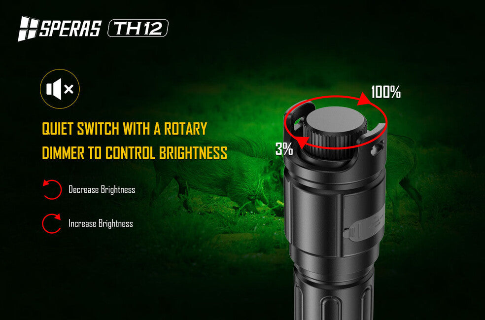 Speras TH12K мисливська акумуляторна комплект 1680м 600лм