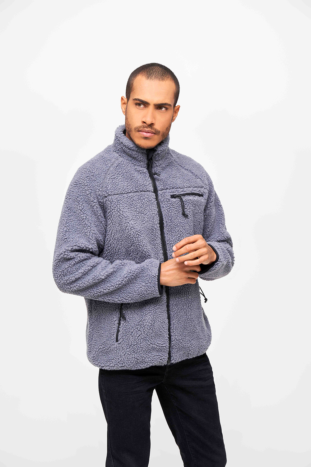 Brandit Teddyfleece bunda flísová, anthracite