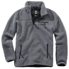 Brandit флісова толстовка Teddyfleece Troyer, антрацит