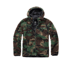 Brandit Teddyfleece Worker флісова куртка з капюшоном, вудленд