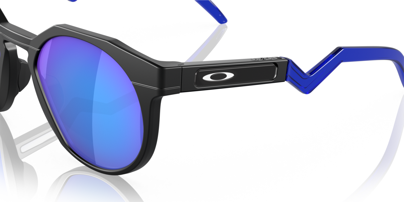Oakley HSTN сонячні окуляри з оправою Matte Black і лінзами Prizm Sapphire Polar, 52