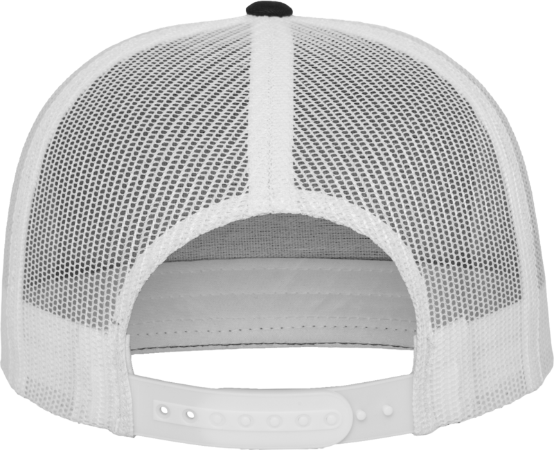 Brandit Classic Trucker 2-Tone кепка з прямим козирком, чорна-біла