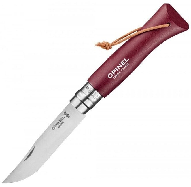 Opinel VRI N° 08 Trekking складний ніж, бордовий
