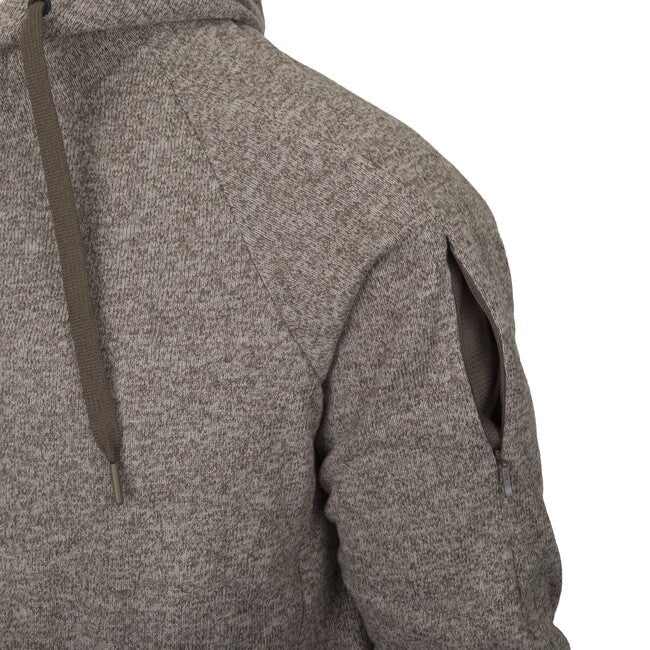 Helikon-Tex Covert тактична толстовка з капюшоном (FullZip), меланж синій