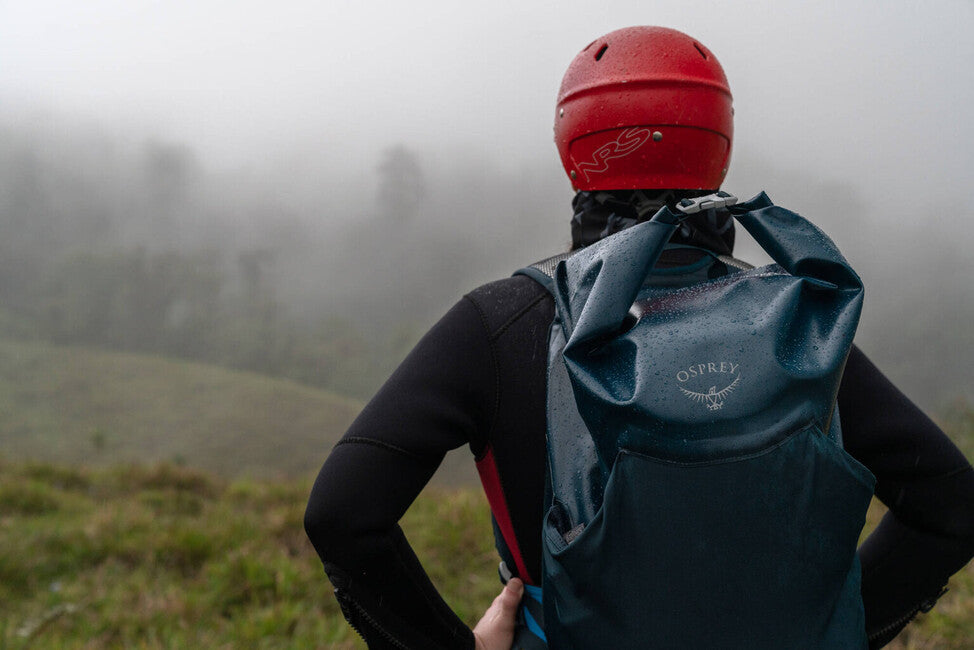 OSPREY Transporter Roll Top Waterproof міський рюкзак 30, night jungle синій