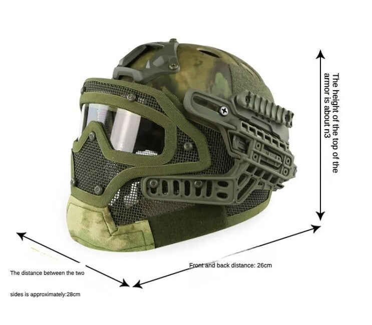 DRAGOWA Tactical Hammer тактичний шолом, Digital вудленд (без сертифікації)