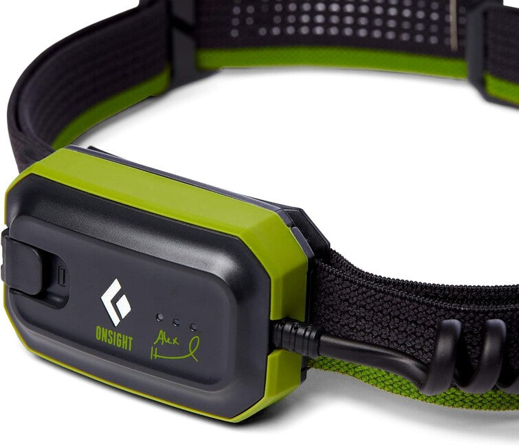 Black Diamond Onsight 375 налобний ліхтар Honnold Edtn, зелений