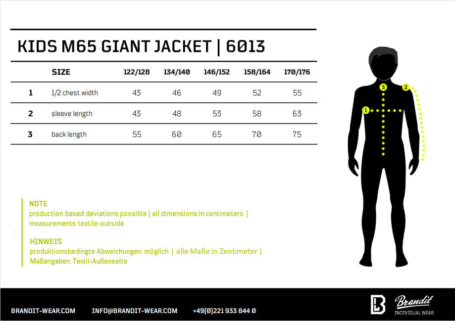 Brandit M65 Giant куртка дитяча, верблюжа