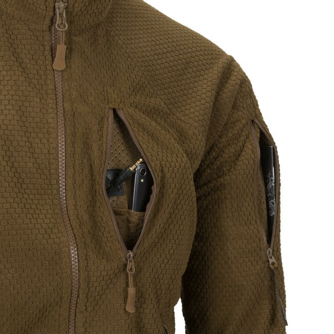 Helikon-Tex Alpha Tactical флісова куртка, темно-синя