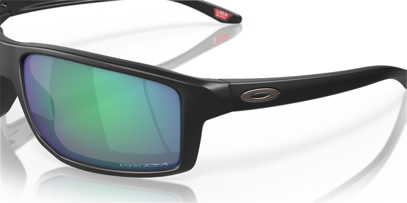 Oakley GIBSTON сонячні окуляри з оправою matte black та з лінзами Prizm Jade, 61