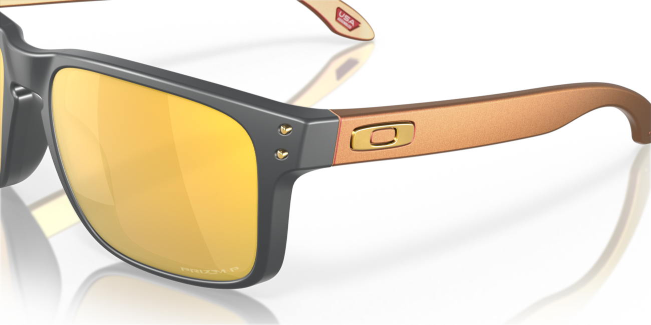 Oakley HOLBROOK сонячні окуляри з оправою matte carbon та лінзами prizm 24k polarized, 57