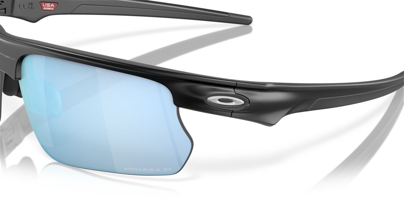 Oakley BISPHAERA сонячні окуляри з оправою Matte Black та лінзами Prizm Deep Water Polarized, 68