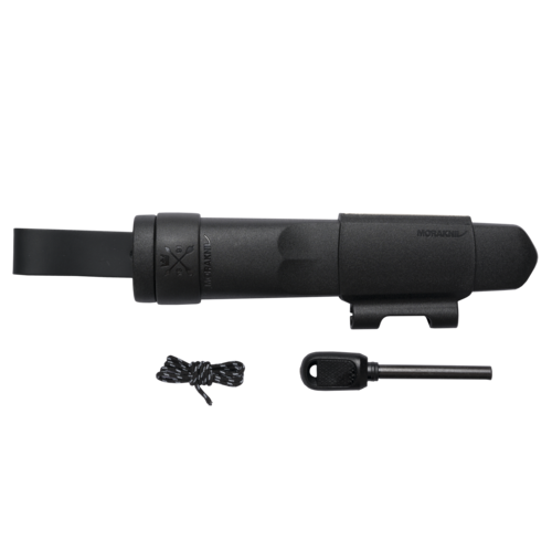 Morakniv Garberg BlackBlade ніж для активного відпочинку з комплектом для виживання, чорний