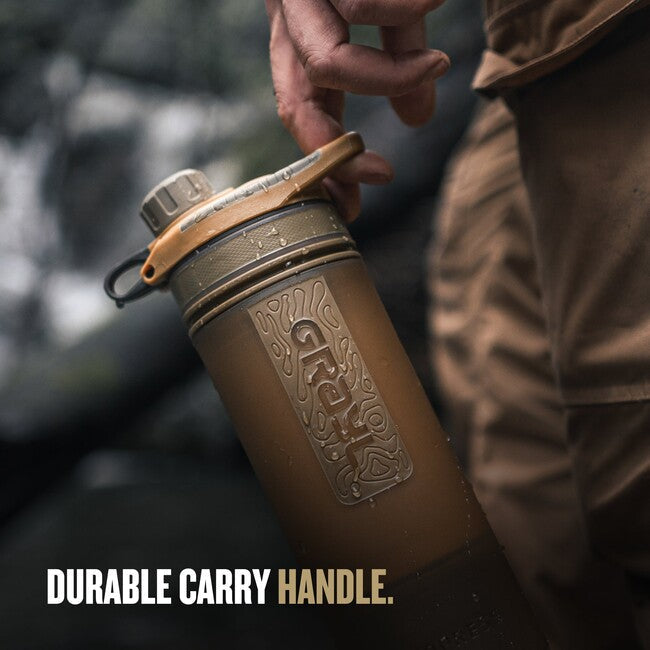 GRAYL GeoPress Purifier фільтрувальна пляшка, койотовий коричневий