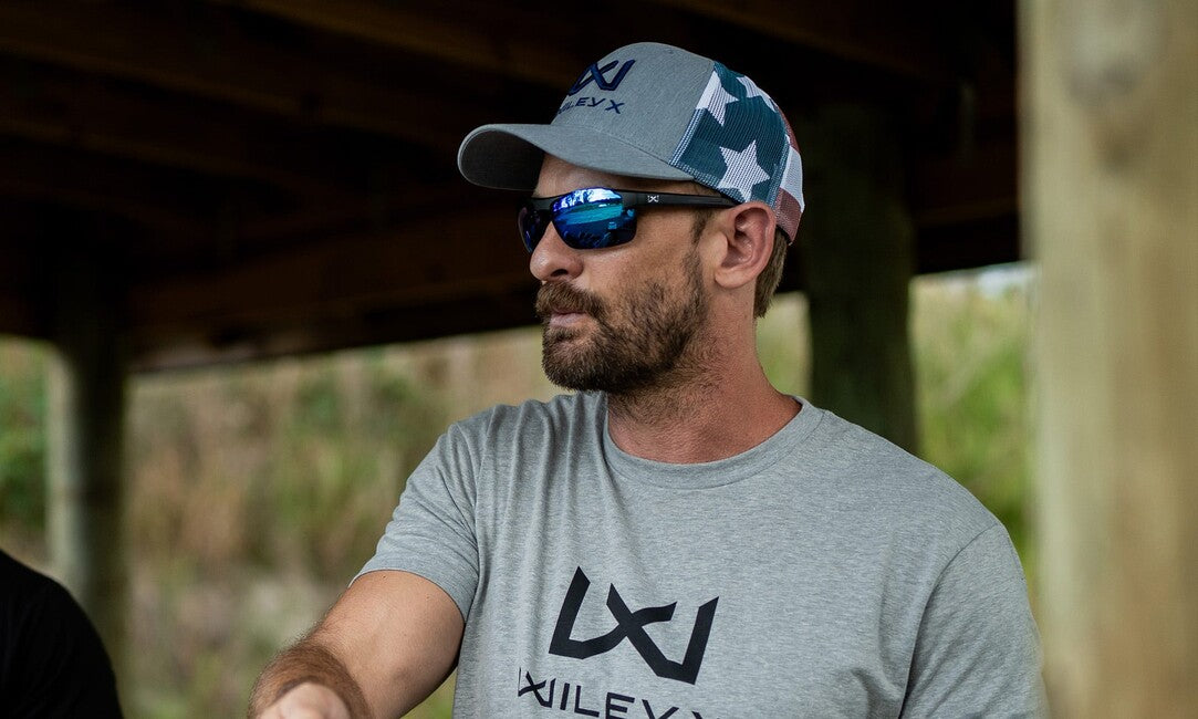 Wiley X Prime сонцезахисні окуляри Captivate Polarized, синє дзеркало, глянцевий кристально-сірий