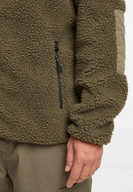 Brandit флісова куртка Ramble Teddyfleece чоловіча, оливкова