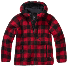 Brandit Teddy куртка флісова жіноча, redblack