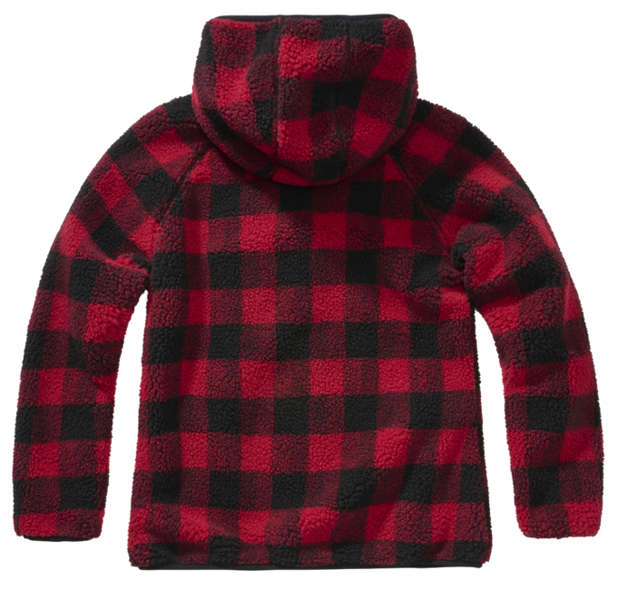 Brandit Teddy куртка флісова жіноча, redblack