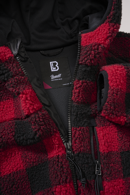 Brandit Teddy куртка флісова жіноча, redblack