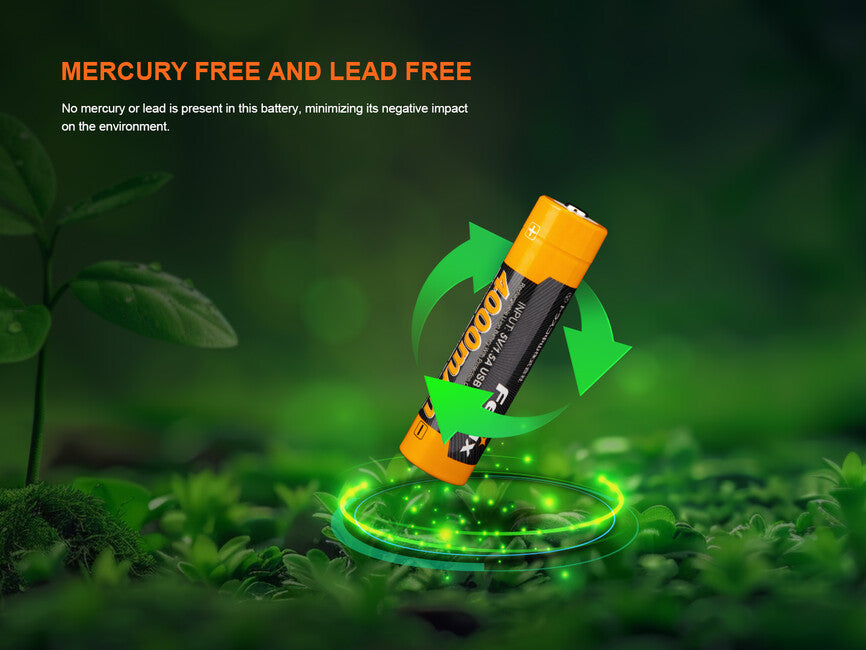 Fenix 18650 перезаряджана USB-C батарея 4000 mAh (Li-Ion)