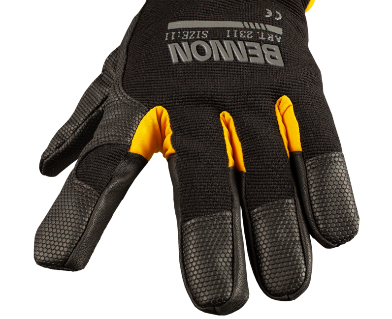 BENNON KALYTOS WTR робочі рукавиці Gloves, чорна/жовта